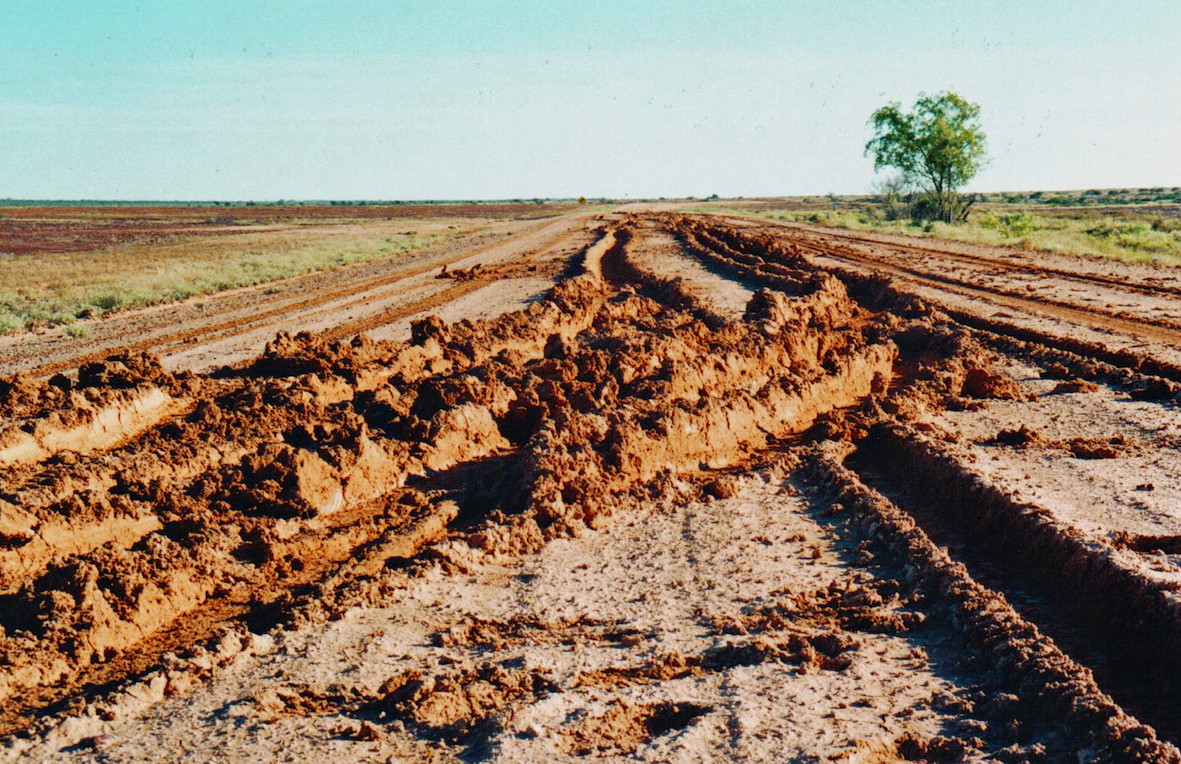 Oodnadatta Track after heavy rains