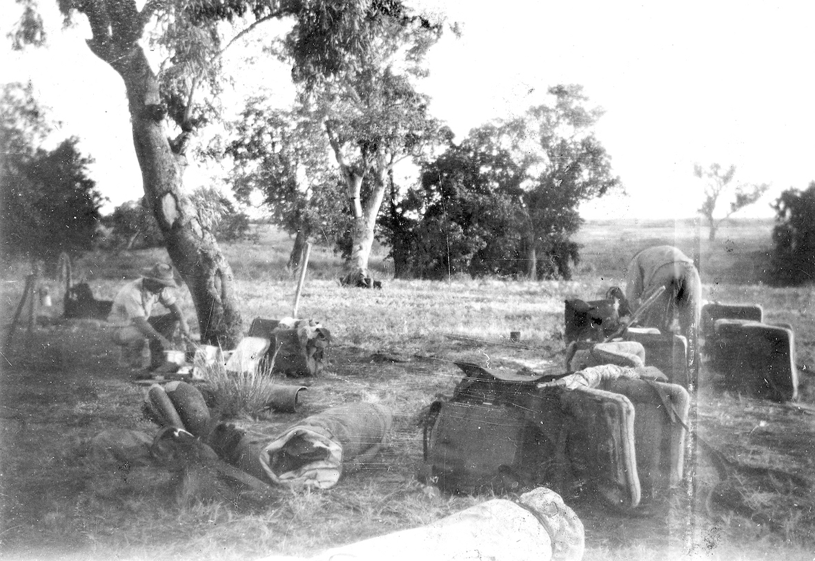 A drover's camp, 1947