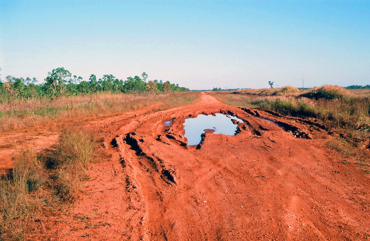 Deteriorating road